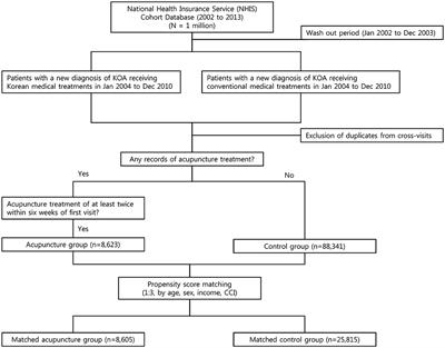 Association Between Acupuncture and Knee Surgery for Osteoarthritis: A Korean, Nationwide, Matched, Retrospective Cohort Study